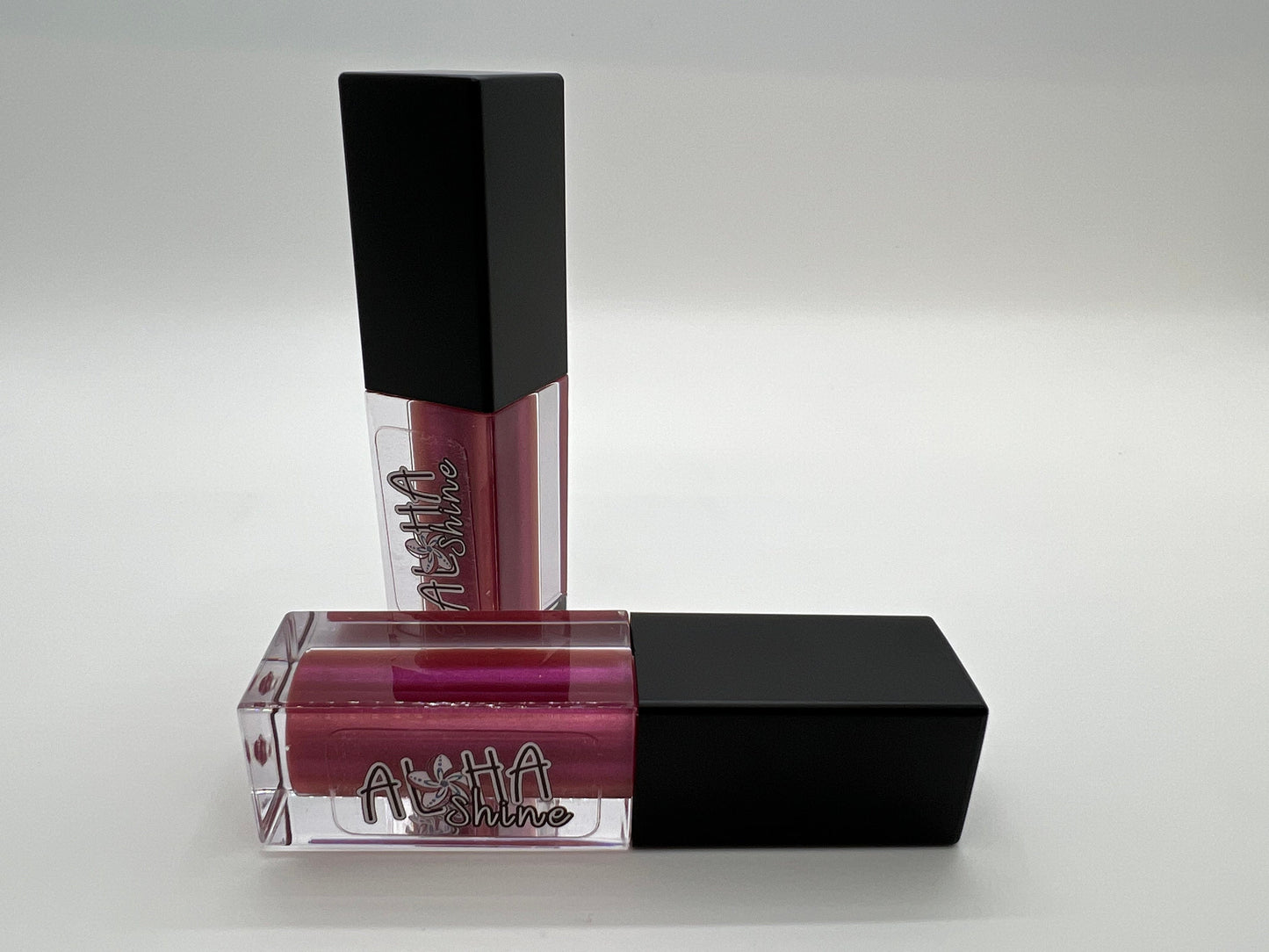 Sangria - Sparkling Cranberry Flavored Lip Gloss - Deep Red with Purple Glitters