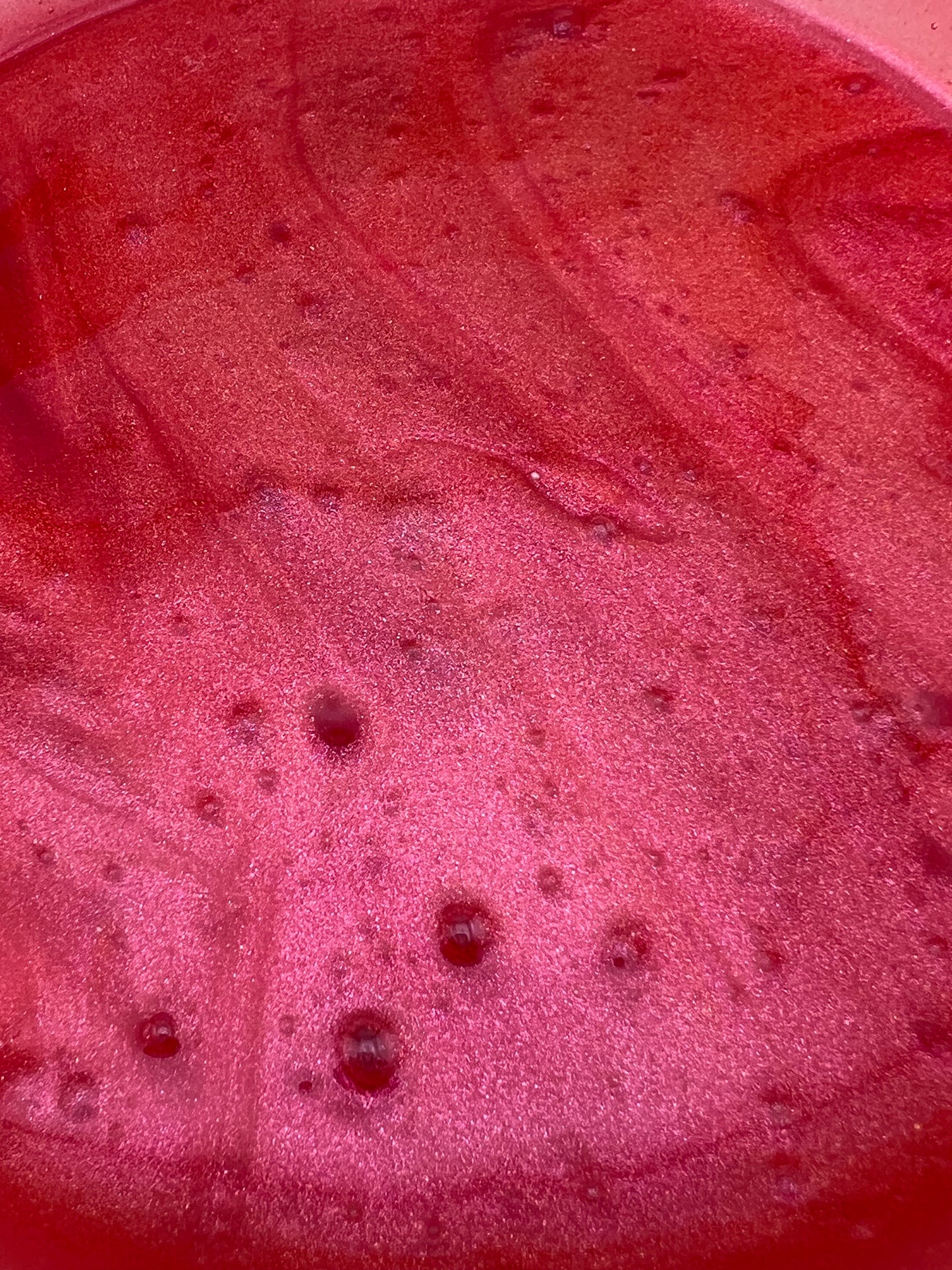 Candy Cane Swirl- Candy Cane flavored- Glossy shine with red and pink swirls