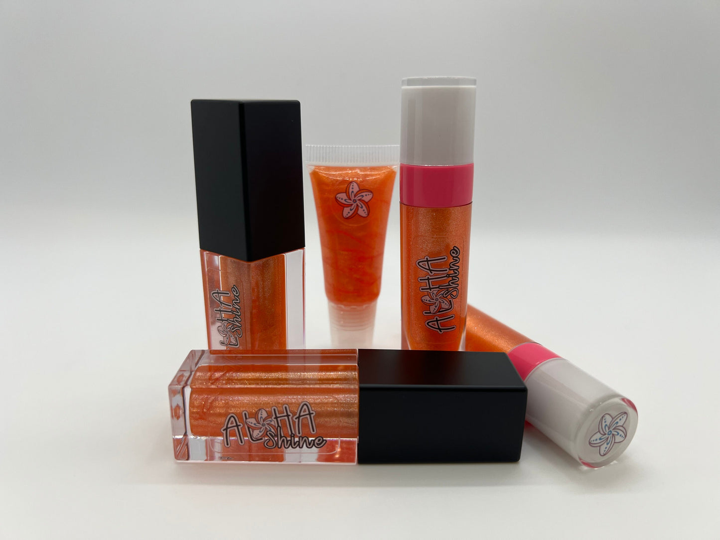 Sunrise - Gummy Bear Flavored Lip Gloss - Orange with Shimmer
