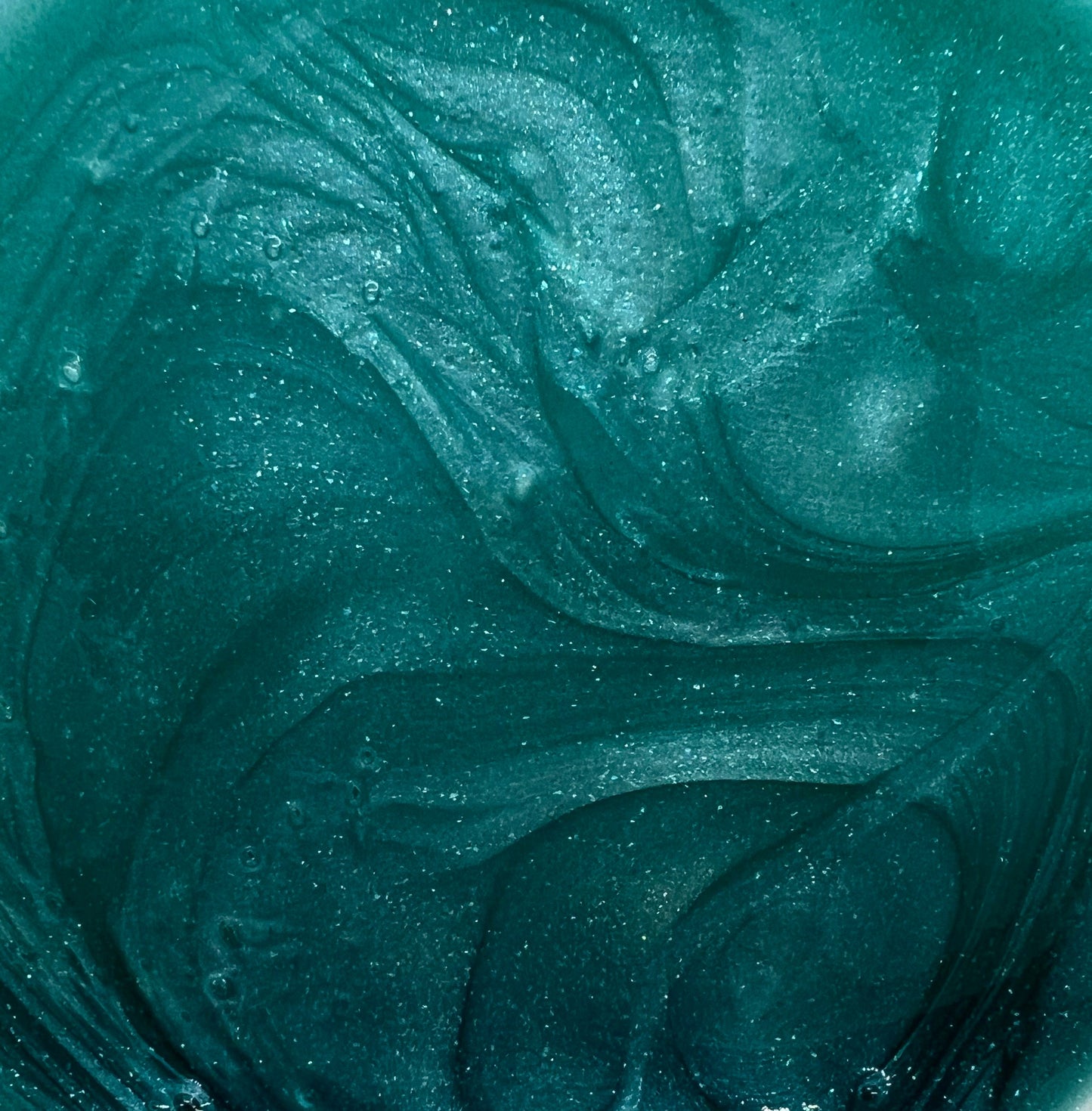 Coral Reef - Blue Raspberry Cotton Candy Flavored Lip Gloss with Teal Shimmer