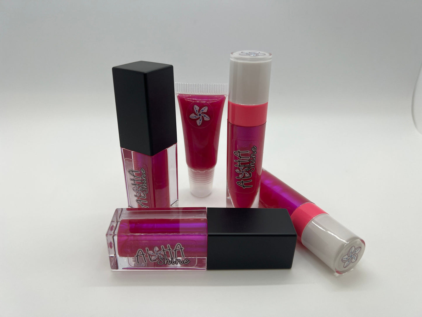 Watermelon Pink - Pink/Fuchsia Pearlescence - Watermelon Flavored Lip Gloss
