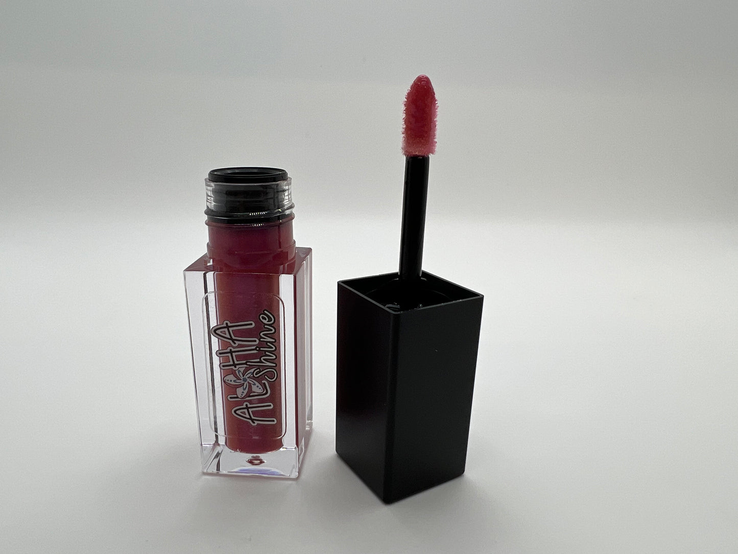 Sangria - Sparkling Cranberry Flavored Lip Gloss  - Deep Red with Purple Glitters