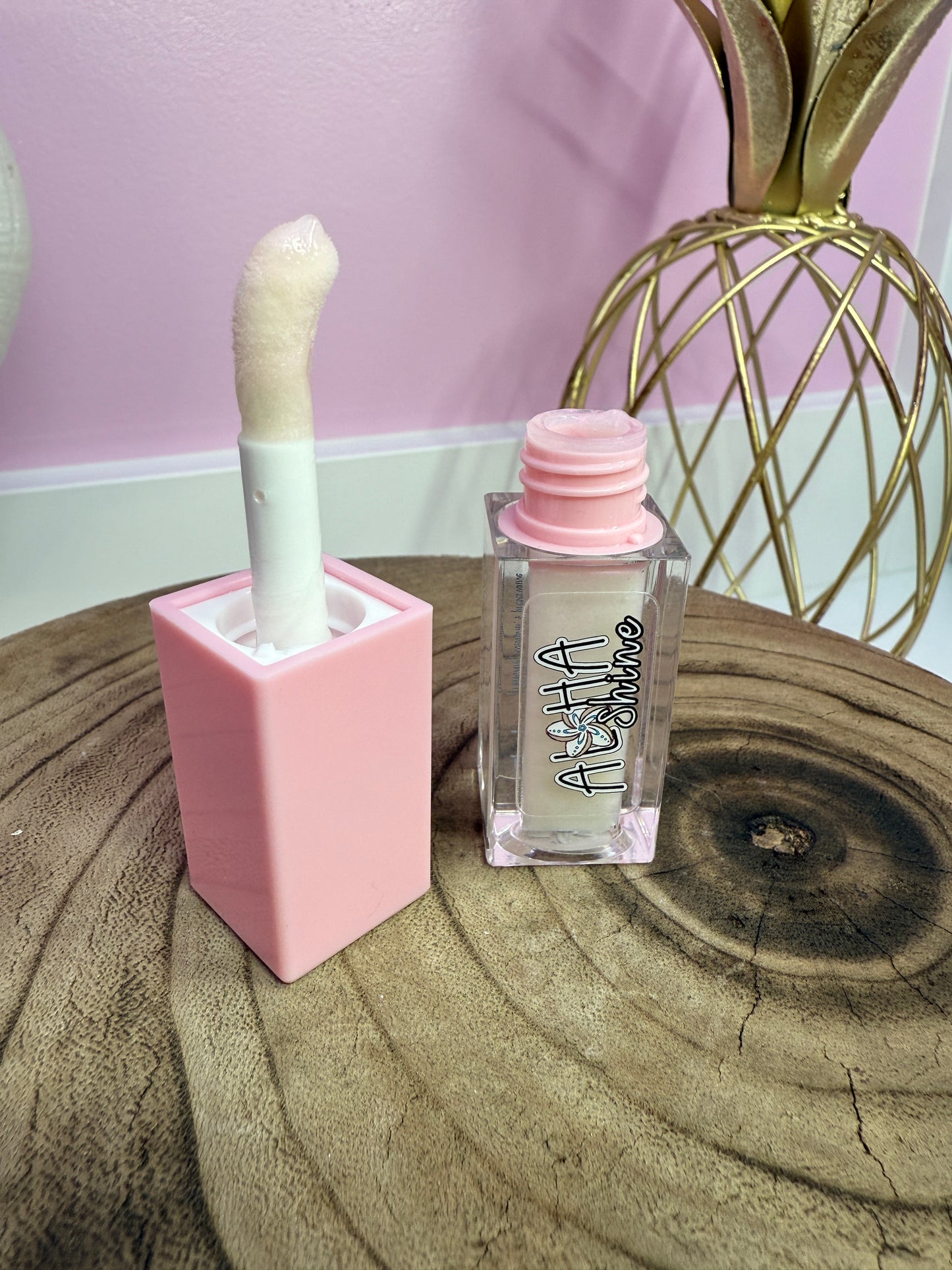 Pink Lemonade- pH color changing gloss from white to pink